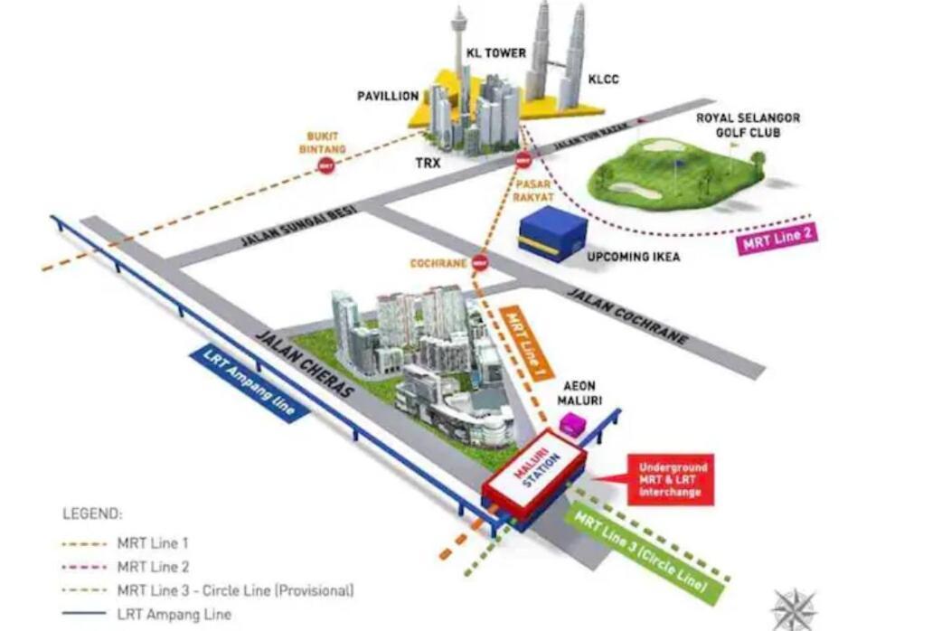 2room 8pax Link To Velocity Mall Mrt Kl * Kuala Lumpur